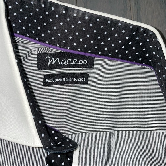 Maceoo Men’s long sleeve button down size medium - Picture 8 of 11